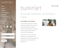 Tablet Screenshot of burkinart.com